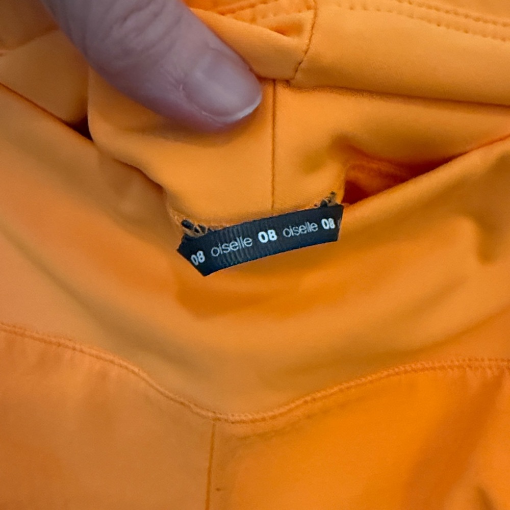 Oiselle Roga running short - 8 - pop (orange) - Picture 2 of 5